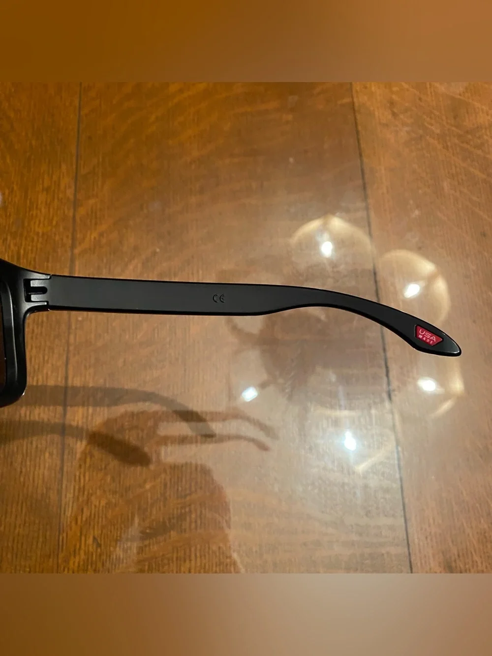 Oakley Holbrook Sunglasses Matte Black USA Flag Logo OO9102-E655 Mens